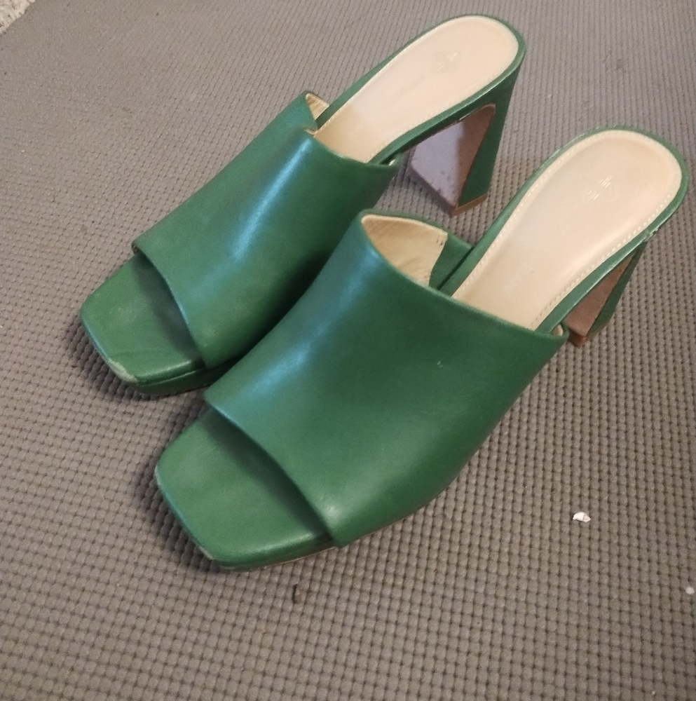 Green Women's Mules